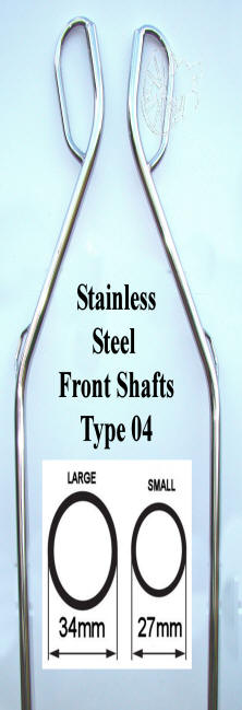 Horse Carriage  Shafts Stainless Steel