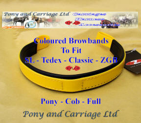Zilco Harness Yellow Colour Substitute Brow bands