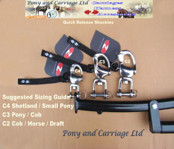 Carriage Driving Safety Snap Shackles