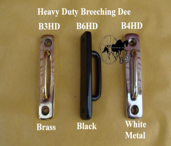 Horse Shaft Breeching Dee Heavy Duty