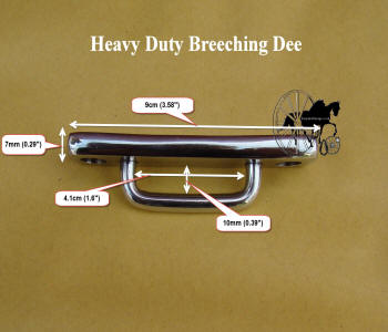 Horse Shaft Breeching loop Measurements
