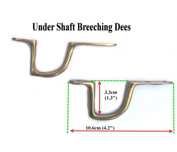 Under Shaft Breeching Dee Shaft Staple Brass