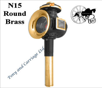 Horse and Carriage  Lamp Style N15 Brass