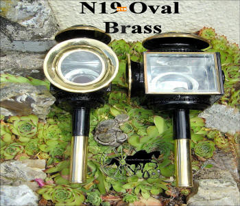Horse and Carriage  Lamp Style N19 Brass