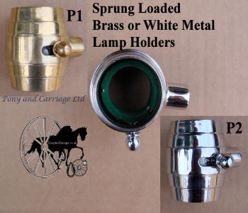 chrome carriage driving lamp brackets Holder white metal