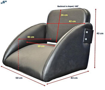Horse Carriage Seat Style 1044