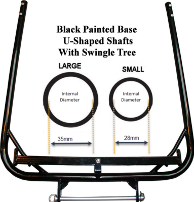 horse carriage shaft base