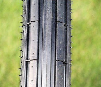 Pair Horse Carriage Rubber Tire for Cart Gig Pneumatic Wheels Rim-Tire 21"-2.75" 