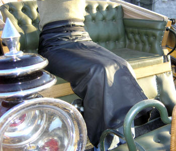 carriage driving leather apron