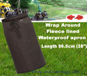 Zilco Carriage Driving Fleece Lined Waterproof Aprons