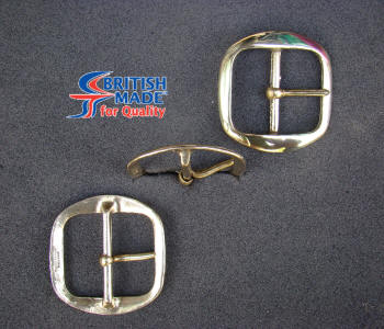 Large Brass Belt Buckle Made in England British