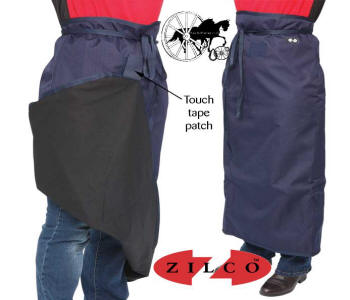 Zilco Carriage Driving Navy Apron 