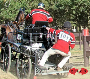 Zilco Carriage Driving competitor Vest number holder