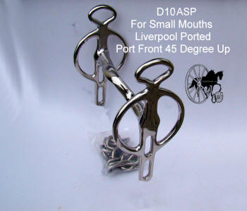 Miniature Liverpool Glory KK Port Mouth Carriage Driving Bit Style D10A