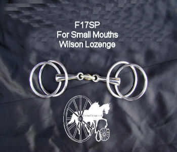 Carriage Driving Wilson Jointed Snaffle For Small Mouths 
