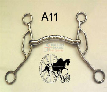 Arch Serrated Mouth American Gag Horse Bit British Made
