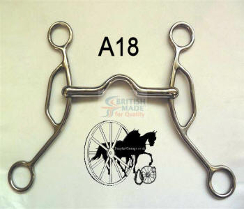 Medium Port American Gag Horse Bit British Made