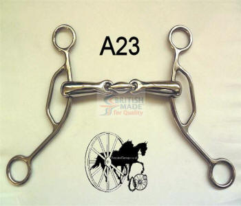 Thick Lozenge American Gag Horse Bit British Made