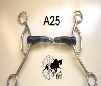 Vulcanite Jtd American Gag Horse Bit British Made