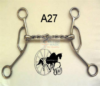 Twist Wire American Gag Horse Bit British Made