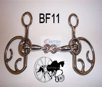 French Mouth Butterfly Flip Horse Bit British Made