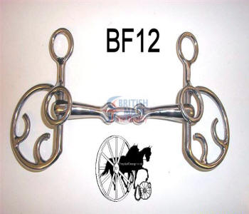 Lozenge Mouth Butterfly Flip Horse Bit British Made