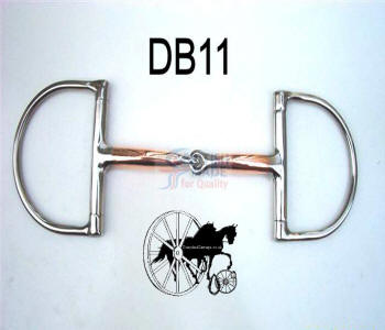 Jointed Copper D Horse Bit British Made