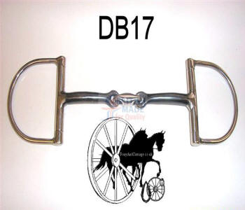 Iron Mouth D with Lozenge Horse Bit British Made