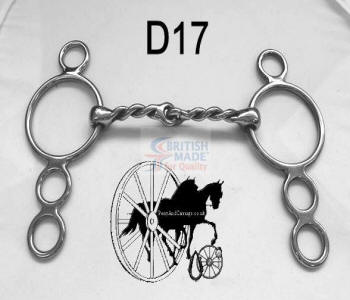 Twist Wire 4 Ring DutchHorse Bit British Made