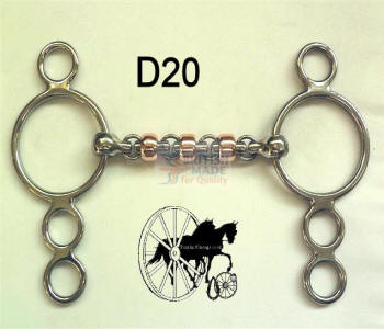  Copper Roller Waterford 4 Ring Dutch Bit British Made