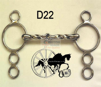 Slow Twist 4 Ring Dutch Bit British Made