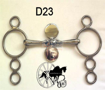 Solid Spinner 4 Ring Dutch Horse Bit British Made