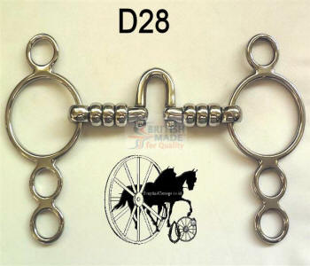  Hanovarian 4 Ring Dutch Horse Bit British Made