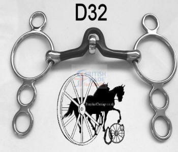 Cosquero Iron Mouth 4 Ring Dutch Horse Bit British Made