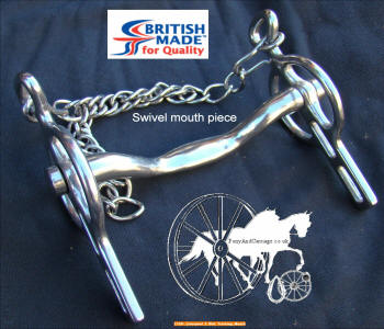 British Made Liverpool Port Swivel Mouth Training Two Slot Driving Bi