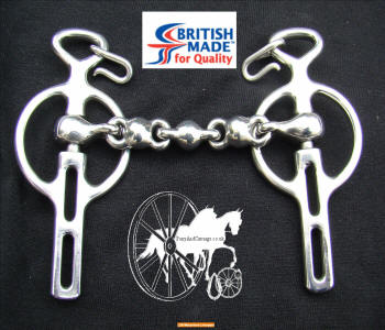 British Made Waterford 2 Slot Carriage Driving Bits