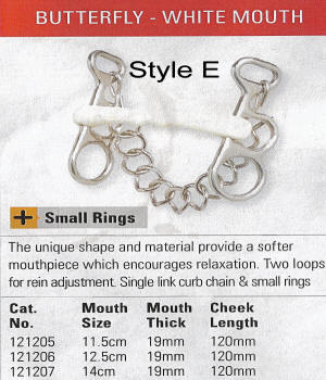 Zilco Butterfly White Mouth Small Rings  Driving Bit