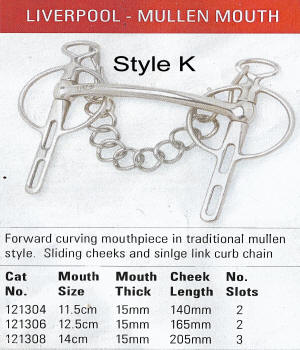 Zilco Liverpool Mullen Mouth Driving Bit