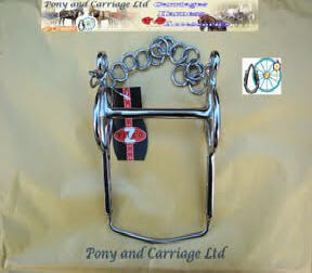 Mini and Standard Liverpool Fixed Cheek Bottom Bar Carriage Driving Bit Zilco 121286