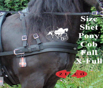 Zilco Complete Breast Collar Wither Strap and Trace Set