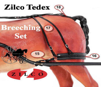 Zilco Tedex Tedman Driving Harness Breeching Seat 