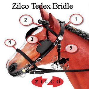 Zilco Tedex Driving Harness Noseband 