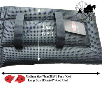ZILCO DRIVA PUFFER PAD ROYAL BLUE Carriage Driving Harness Saddle Pads Liner 