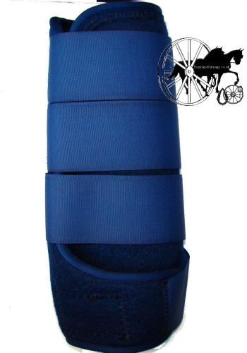 Carriage Driving Coloured Protective Tendon Boots Navy