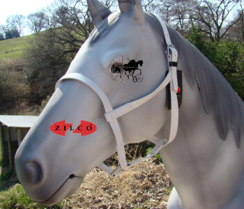 Zilco White Under Halter Carriage Driving