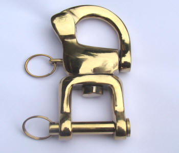 Brass Snap Shackles 